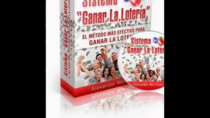 Sistema Ganar La Lotería. Único En Español