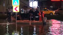 İstanbul sağanak yağış altında