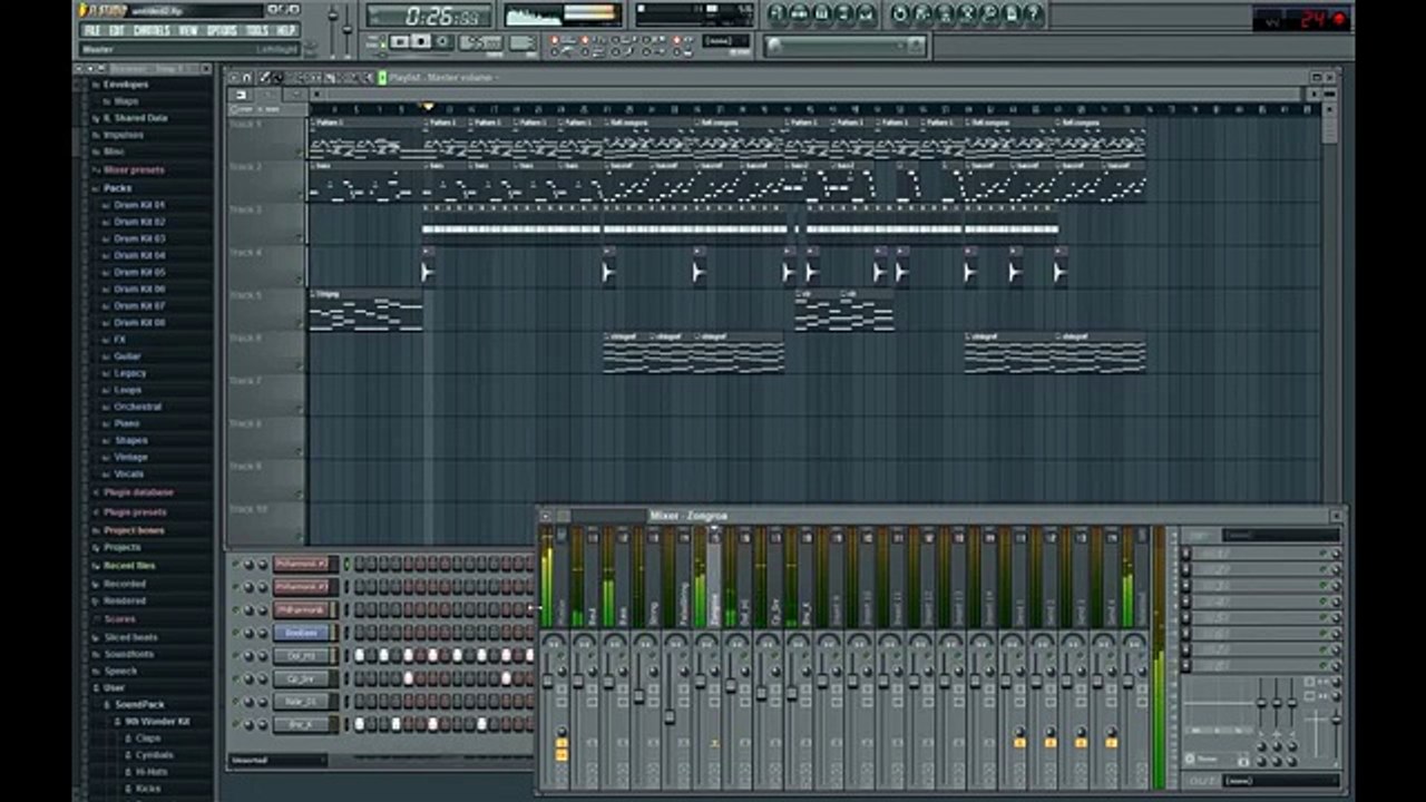 P Bone FL Studio Tutorial - Mixer