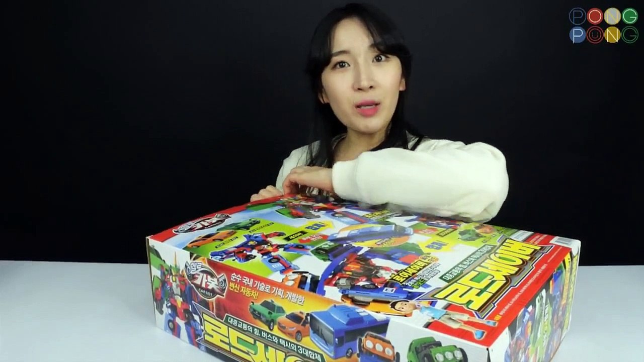 [퐁퐁 pongpong] 헬로 카봇 ! 대중교통의 힘 ! 버카충 로드세이버 장난감 자동차 변신 놀이 ! 터닝메카드 그리폰 스핑크스 이 녀석들 ! _ 코미♥