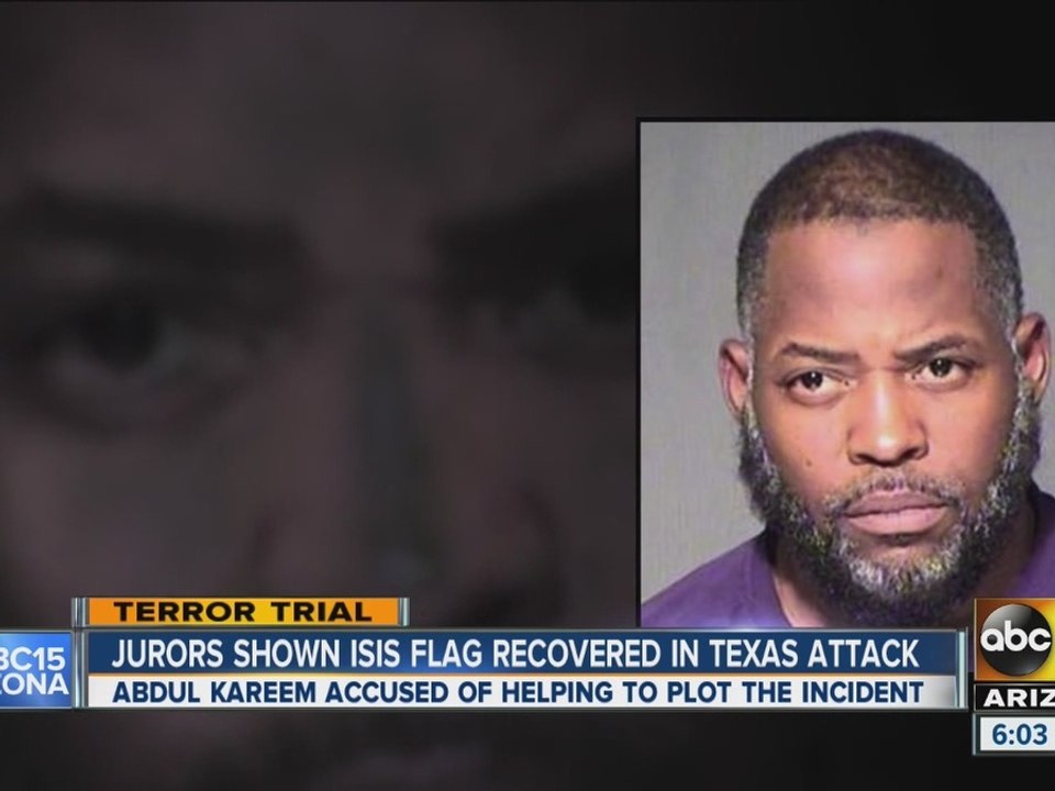 Jurors shown ISIS flag recovered in Texas attack