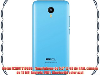 Meizu M2NOTE16GBB - Smartphone de 5.5 (2 GB de RAM cámara de 13 MP Android WiFi Bluetooth)