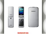 Samsung C3520 - Móvil libre (pantalla 2.4 cámara 1.3 Mp 28 MB 28 MB RAM) Plateado [importado]