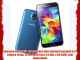 Samsung Galaxy S5 - Smartphone libre Android (pantalla 5.1 cámara 16 Mp 16 GB Quad-Core 2.5