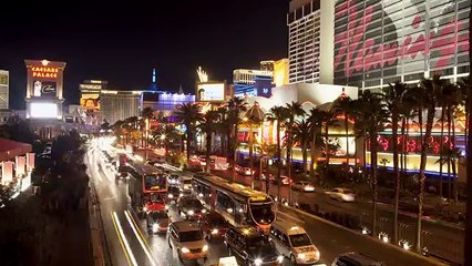 Video Motion Rolodex Vegas Street Timelapse For Landing Page Monkey
