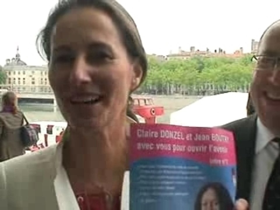 Ségolène Royal soutient Claire Donzel