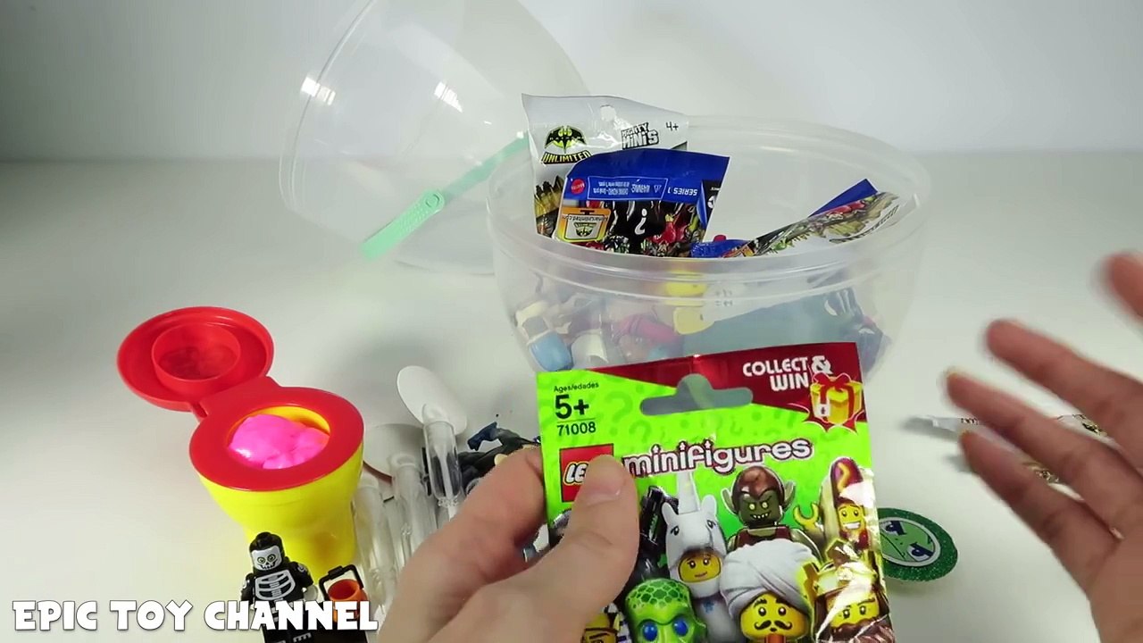 TEEN TITANS GO! Play Doh Surprise Egg with Raven, Robin, Cyborg + Beast Boy & Blind Bag Surprises
