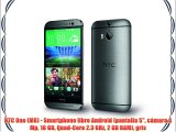 HTC One (M8) - Smartphone libre Android (pantalla 5 cámara 4 Mp 16 GB Quad-Core 2.3 GHz 2 GB