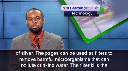 Book Pages Could Provide Safe Drinking Water for M