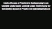 Download Limited Scope of Practice in Radiography Exam Secrets Study Guide: Limited Scope Test