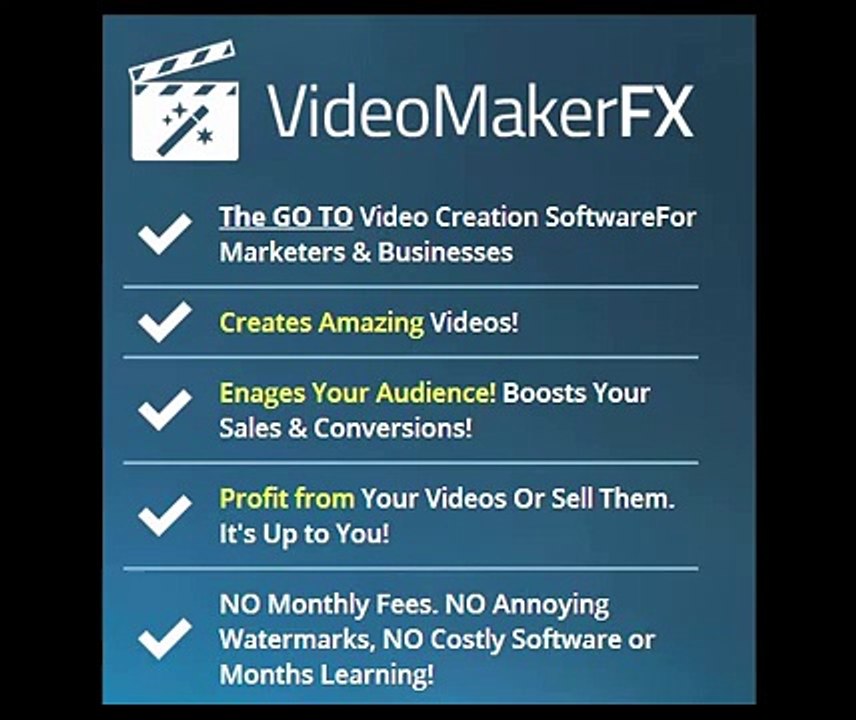 VideoMakerFX - Video Creation Software