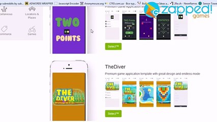 Zapped Games - How To Combine Games In One App