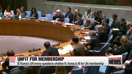 S. Korea raises question about N. Korea's UN membership