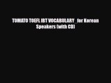 PDF TOMATO TOEFL IBT VOCABULARY_for Korean Speakers (with CD) Ebook