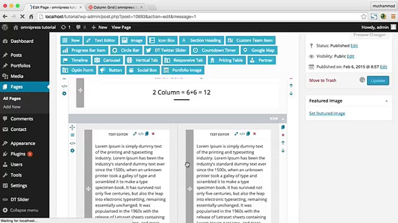 Grid Columns - Omnitheme