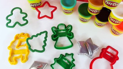 Christmas Cookies with Play Doh DCTC Bakery Playdough Gingerbread Man Reindeer Navidad Plastilina