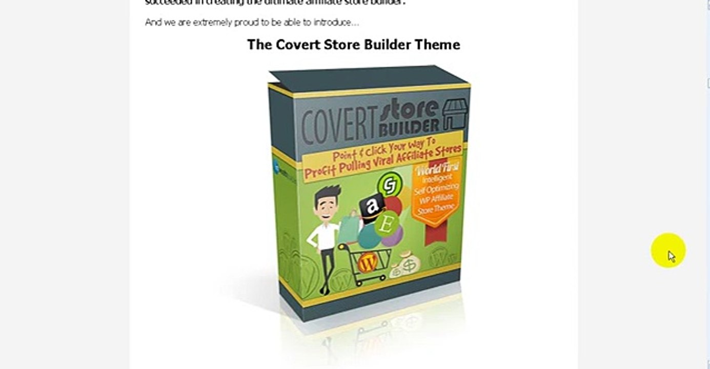 Free Covert Store Builder Installation