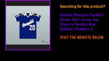 Oakland Stompers Football Soccer Shirt Jersey Any Player or Number New, Oakland-Stompers-2