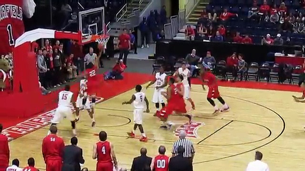 Hartford vs Fairfield Men's Basketball - 2nd Half - Hooks for Books Contest - November 13, 2013