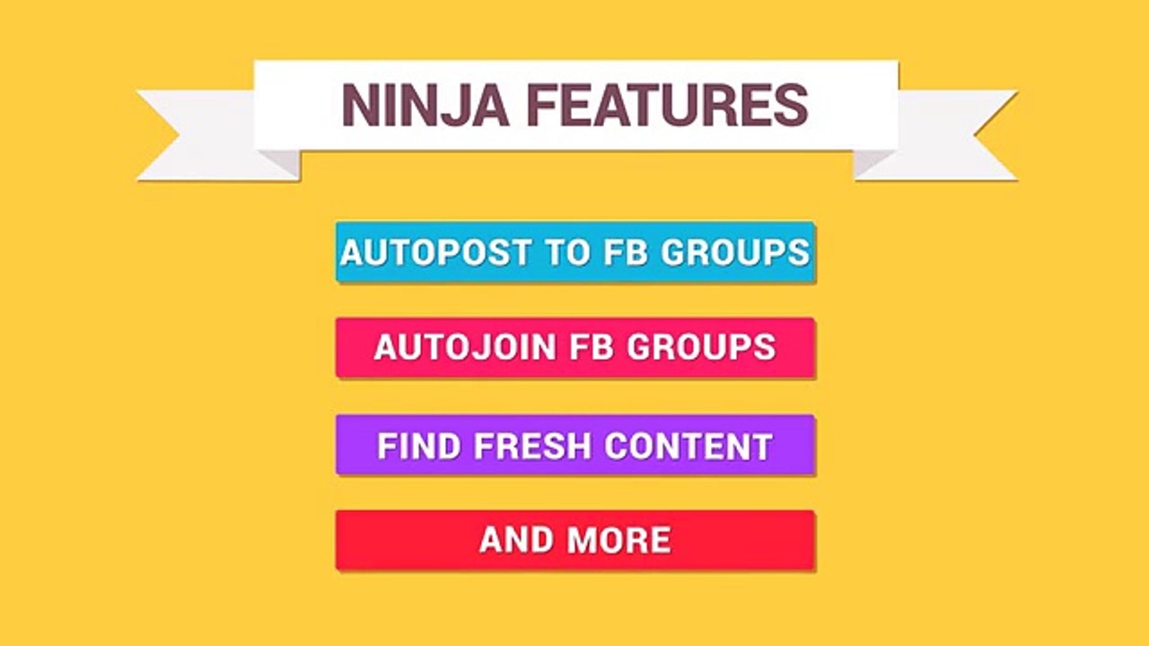 [NEW] Ninja Blaster 2.0 Facebook Group Poster On Autopilot - Pro Marketing Software FREE