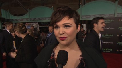 An Ebullient Ginnifer Goodwin At 'Zootopia' Premiere
