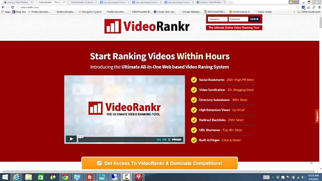 VideoRankr Pro|VideoRankr Pro Review and Bonuses with Live Demo
