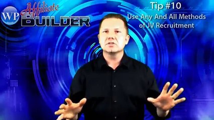 WP Affiliate Builder - Affiliate Building Tip #10
