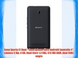 Sony Xperia E1 Dual - Smartphone libre Android (pantalla 4 cámara 3 Mp 4 GB Dual-Core 1.2 GHz