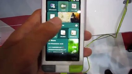 au Infobar A01 (Android) at Wireless Japan 2011