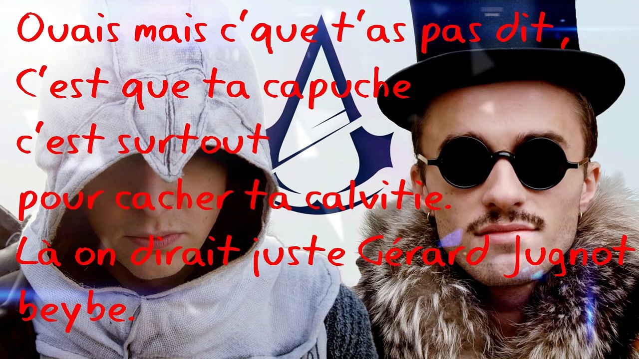 ASSASSIN DES TEMPLIERS (Norman ft Squeezie) 4k (audio + paroles) HD