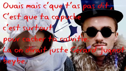 ASSASSIN DES TEMPLIERS (Norman ft Squeezie) 4k (audio + paroles) HD
