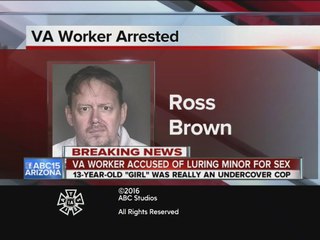 VA worker accused of luring minor for sex