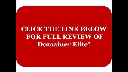 Domainer Elite Review