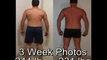 Before and after pictures after 3 weeks! BFL update p90x