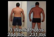 Before and after pictures after 3 weeks! BFL update p90x