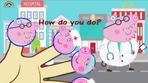 Peppa Pig Doctor Finger Family Songs | Finger Family Nursery Rhymes Lyrics