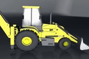 3ds max JCB wrk & animated only in 3ds max by clinton