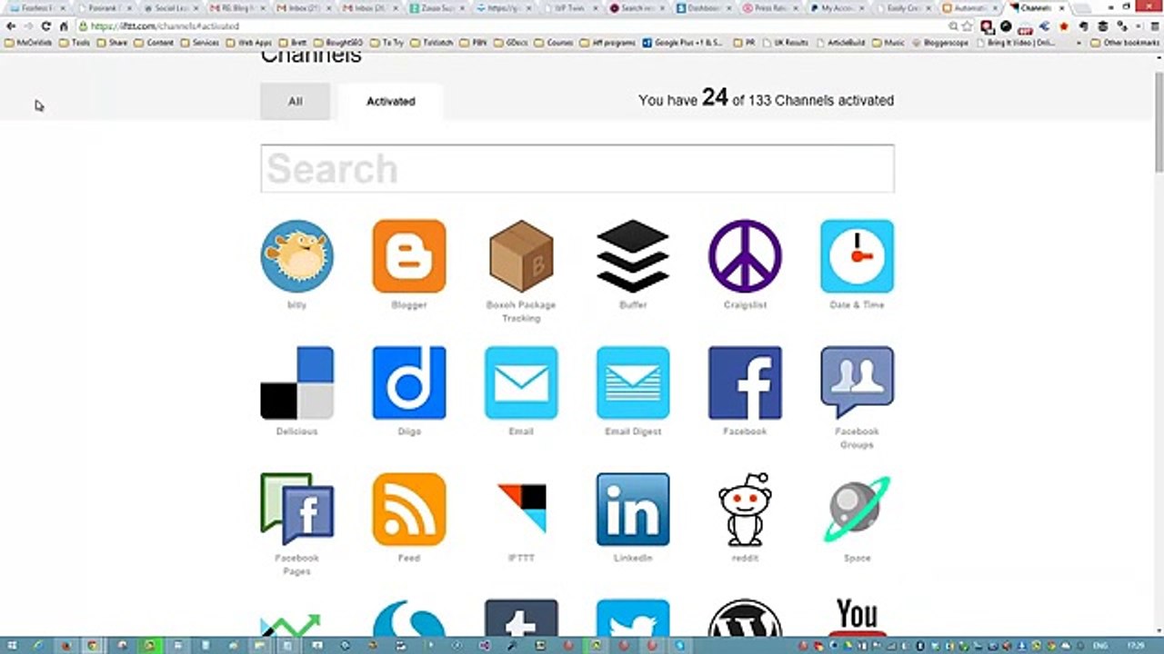 Updates to anchor text links area for IFTTT Backlink Commando strategy tabs