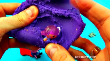 Play-Doh Ice Cream Cone Surprise Eggs Peppa Pig Thomas the Tank Engine Minnie Mouse Cars 2 FluffyJet