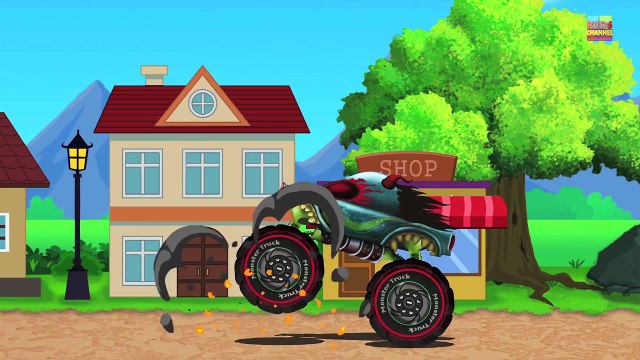 Haunted House Monster Truck - Episode 8 - Rudolph, The Red Nosed Reindeer - Christmas