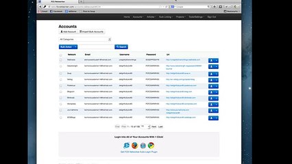 FCS Networker Add/View Accounts