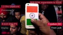 Freedom 251 Mobile Smartphone Phone - First look at world's cheapest smartphone
