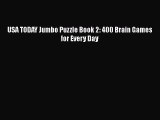 Download USA TODAY Jumbo Puzzle Book 2: 400 Brain Games for Every Day Free Books