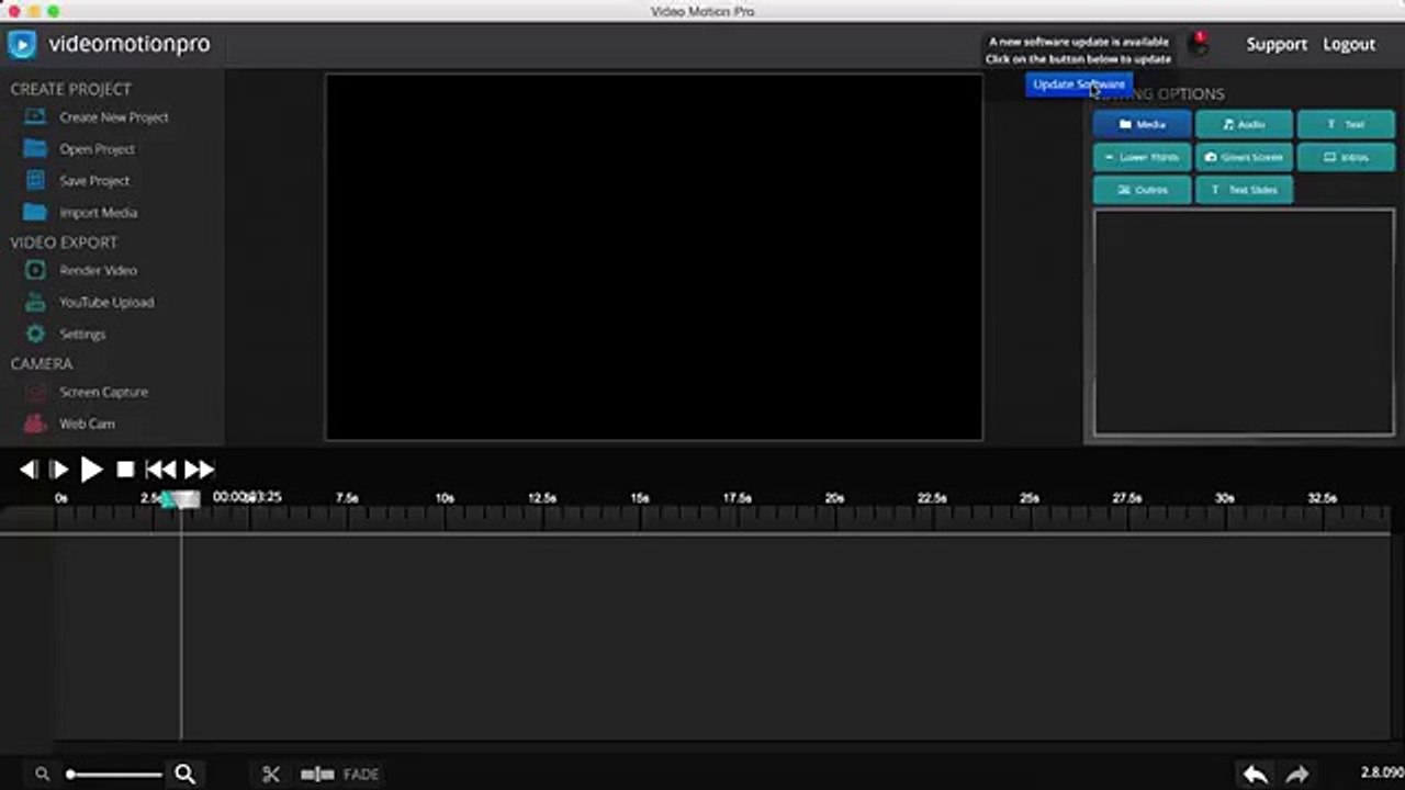 Updating videomotionpro