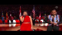 NBA All-Star Game Toronto (2016) Nelly Furtado Sings 'O Canada' [HD] via TNT