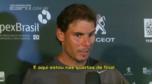 Rafael Nadal Interview for ESPN Brazil / R2 Rio Open 2016 (in Spanish)