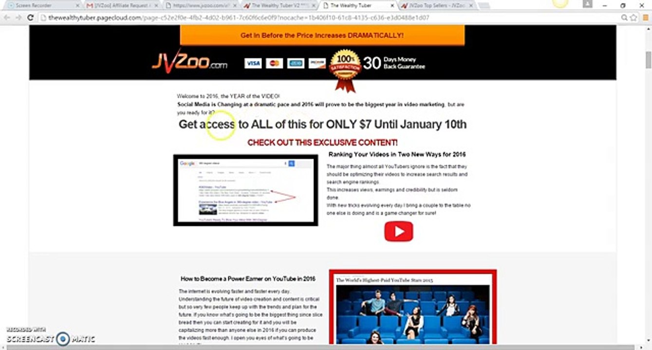 The Wealthy Tuber V2 (Free $97 & #0 Minute Coaching Call Included)