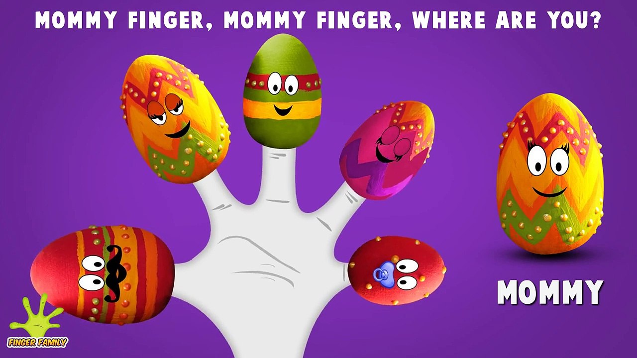 Easter Chocolate Egg, Easter Cake Pop, Easter Eggs, Easter Bunny and Easter Egg Finger Family Songs