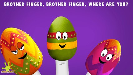 The Finger Family Easter Eggs Family Nursery Rhyme | Easter Finger Family Songs