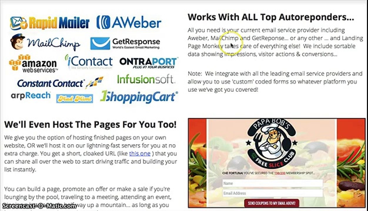 *Landing Page Monkey Review* - HIGH Converting SIMPLE Landing Pages!